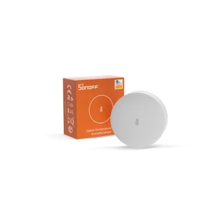 SONOFF Temperature and Humidity Sensor  Requires Zigbee Hub   for Remote Monitoring and Home Automation  Wireless Thermometer Hygrometer  Compatible w